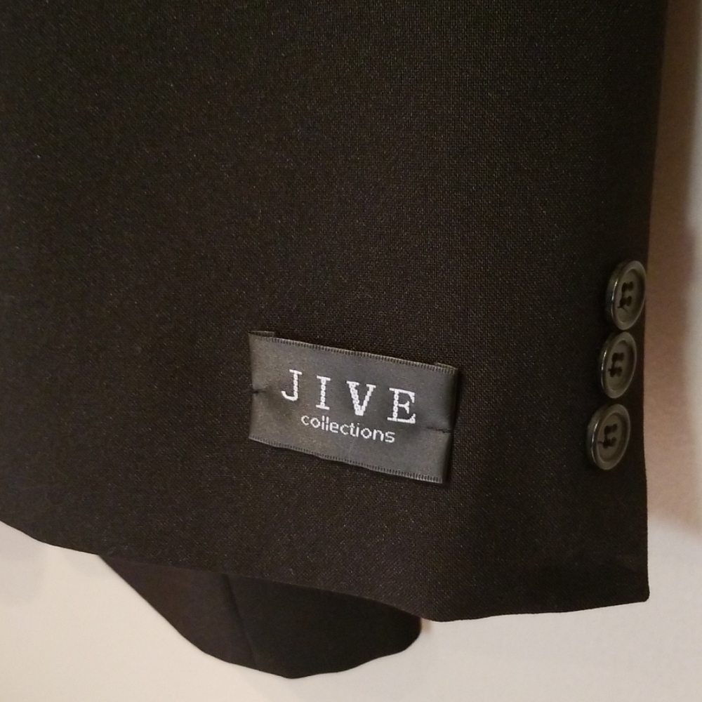 Men's black suit blazer/jacket - Picture 3 of 6